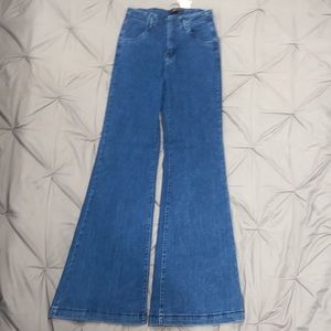 Denim by Jealous Tomato flare wide leg bell bottom jeans
